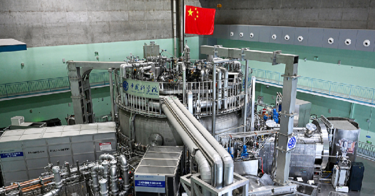 China’s ‘artificial sun’ sets new fusion record of 100m-degree plasma for 1,066 sec