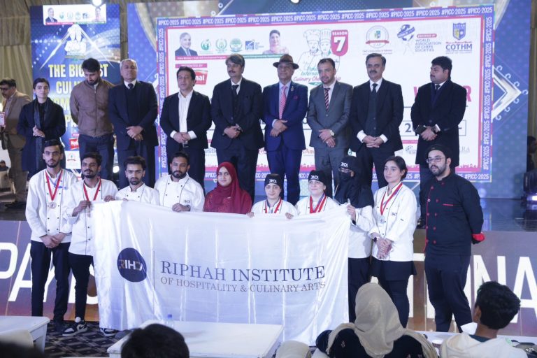 Riphah Institute of Hospitality and Culinary Arts Shines at Pakistan International Culinary Championship