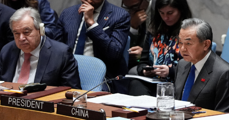 Wang Yi Chairs UN Debate on Multilateralism and Global Peace
