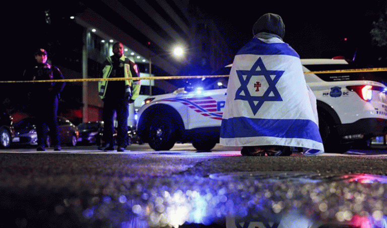 Two Israeli embassy staff shot dead in Washington DC
