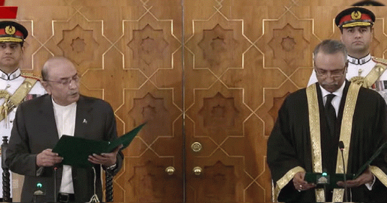 Justice Sarfraz Dogar sworn in as IHC chief justice