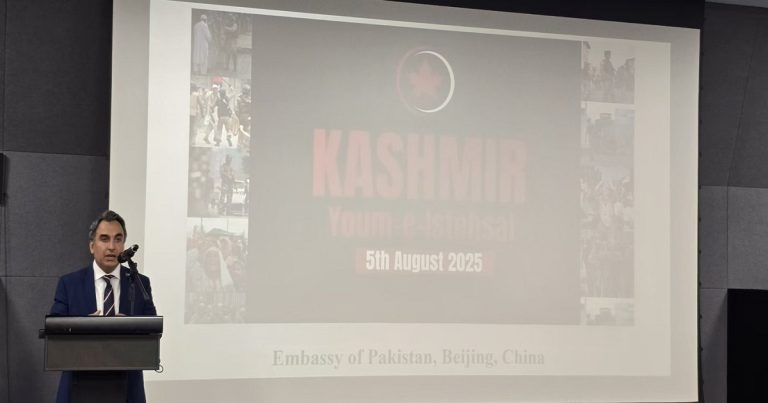 Embassy of Pakistan in Beijing Observes Youm-e-Istehsal Kashmir