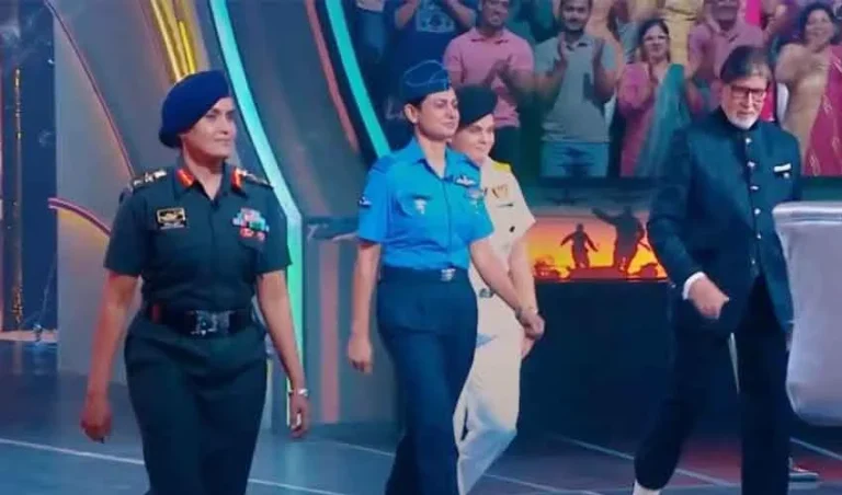 KBC faces backlash over armed forces women as guests
