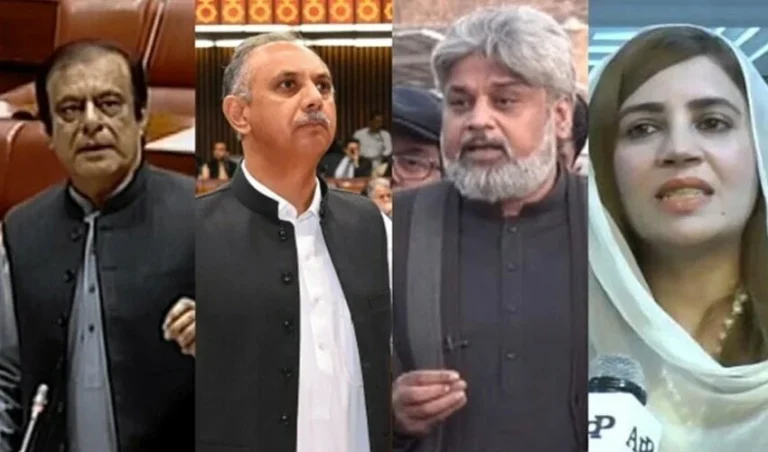 ECP disqualifies 9 PTI lawmakers, including Senate, NA opposition leaders