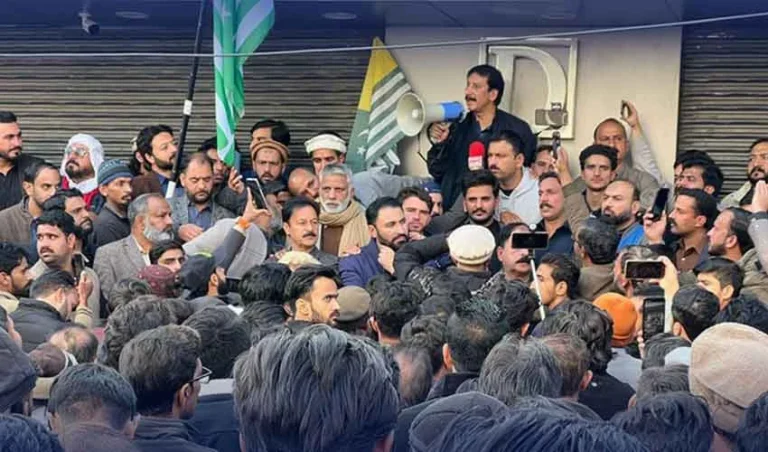 Shutter down, wheel jam strike cripples Azad Kashmir