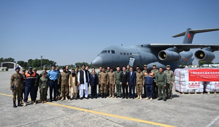 Chinese Ambassador Jiang Zaidong attends disaster relief supplies’ handover ceremony