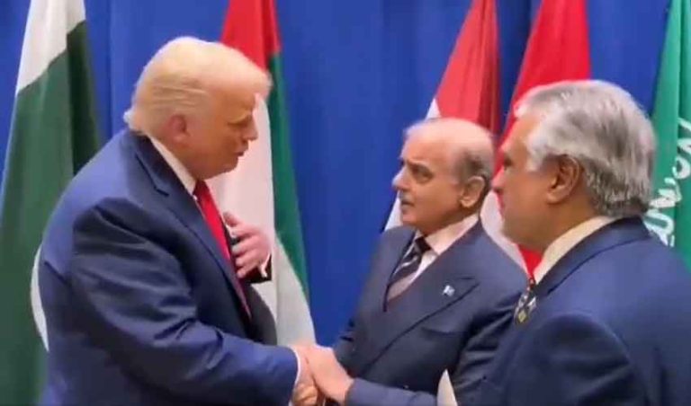 PM Shehbaz meets Trump, calls him ‘champion of peace’