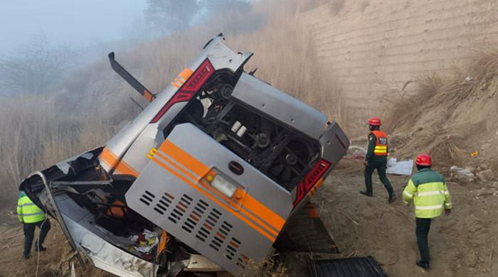 At least five killed, 27 injured as Karachi-bound bus plunges into ravine in Chakwal