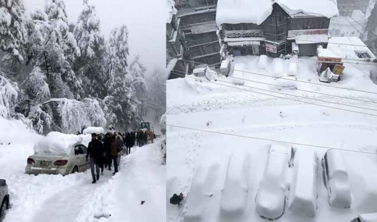 Heavy snow paralyses Pakistan, roads blocked, power supply suspended