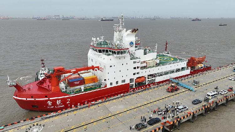 China concludes 42nd Antarctic expedition as Xuelong 2 returns home