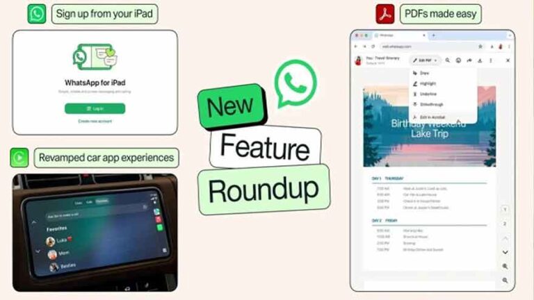 WhatsApp rolls out four new features, including direct iPad account setup