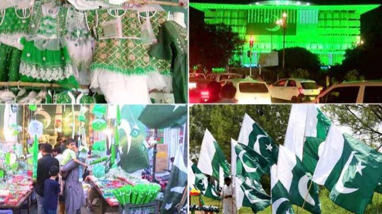 Independence Day preparations in full swing across Pakistan